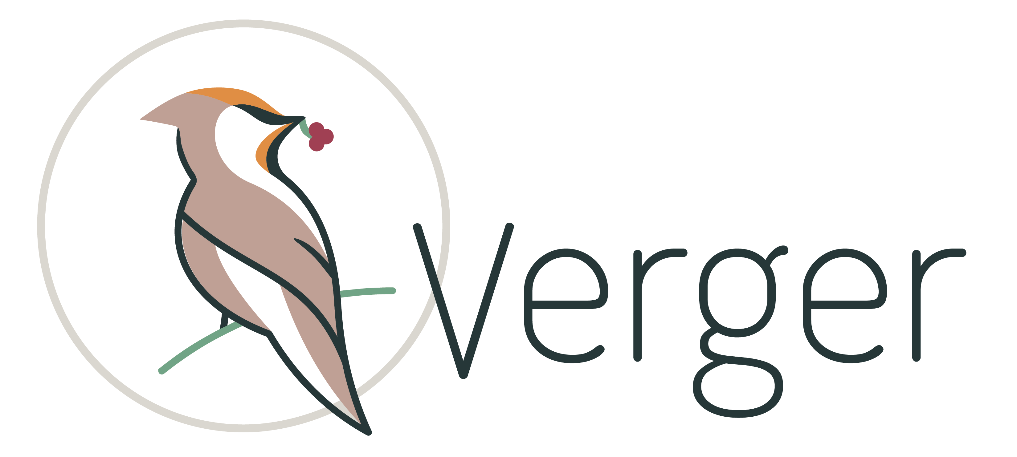 Logo Menu Verger noir
